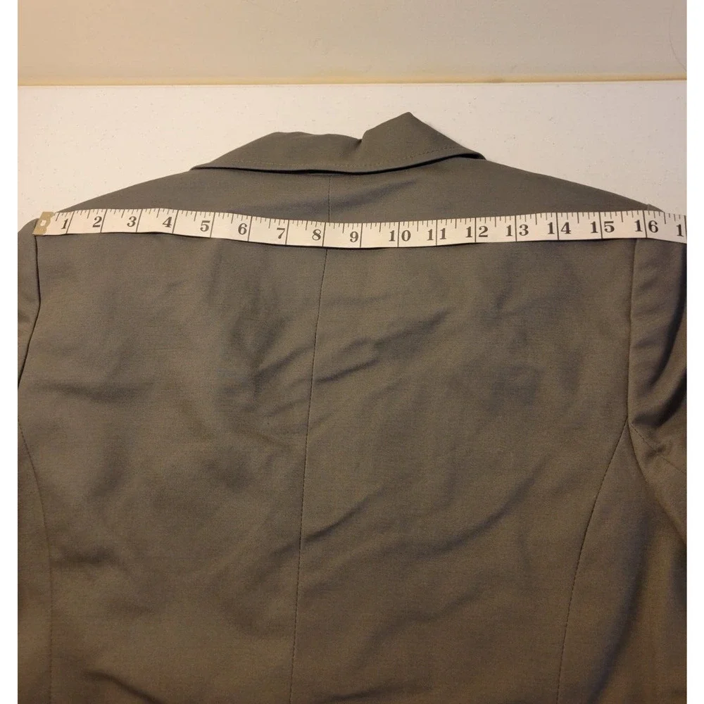 Old Navy Gray One-Button Single Breasted Career Formal Blazer Women's Size Large