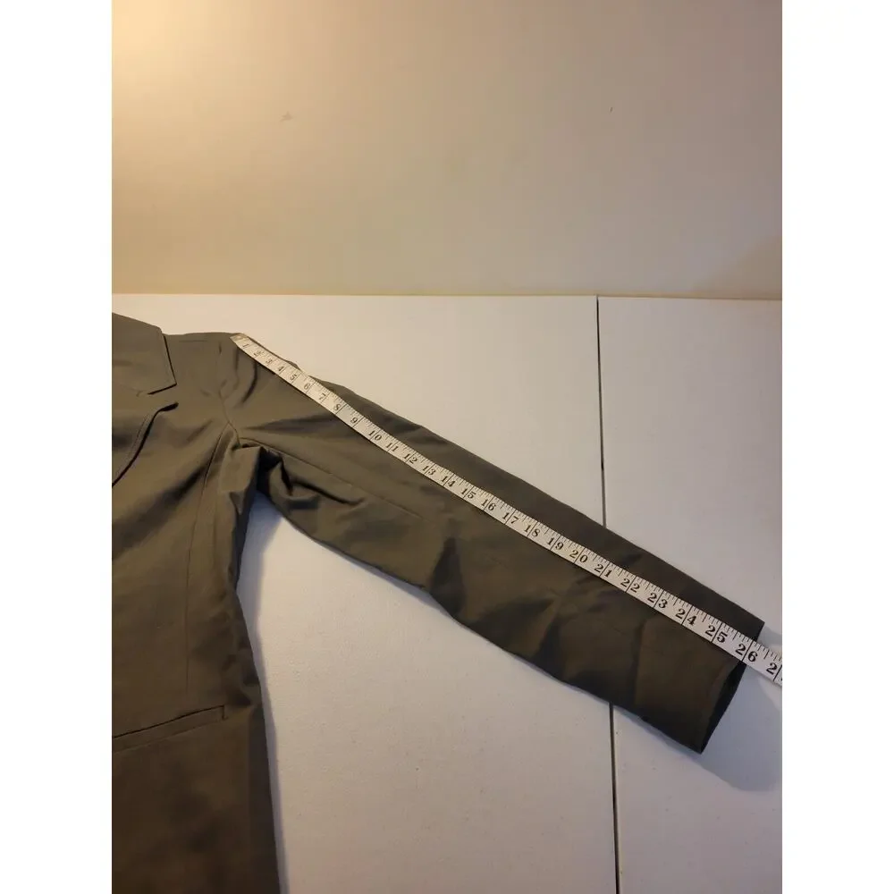 Old Navy Gray One-Button Single Breasted Career Formal Blazer Women's Size Large