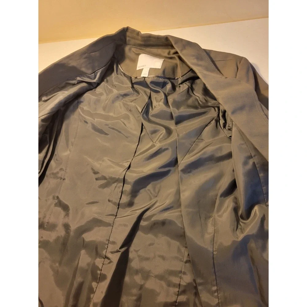 Old Navy Gray One-Button Single Breasted Career Formal Blazer Women's Size Large