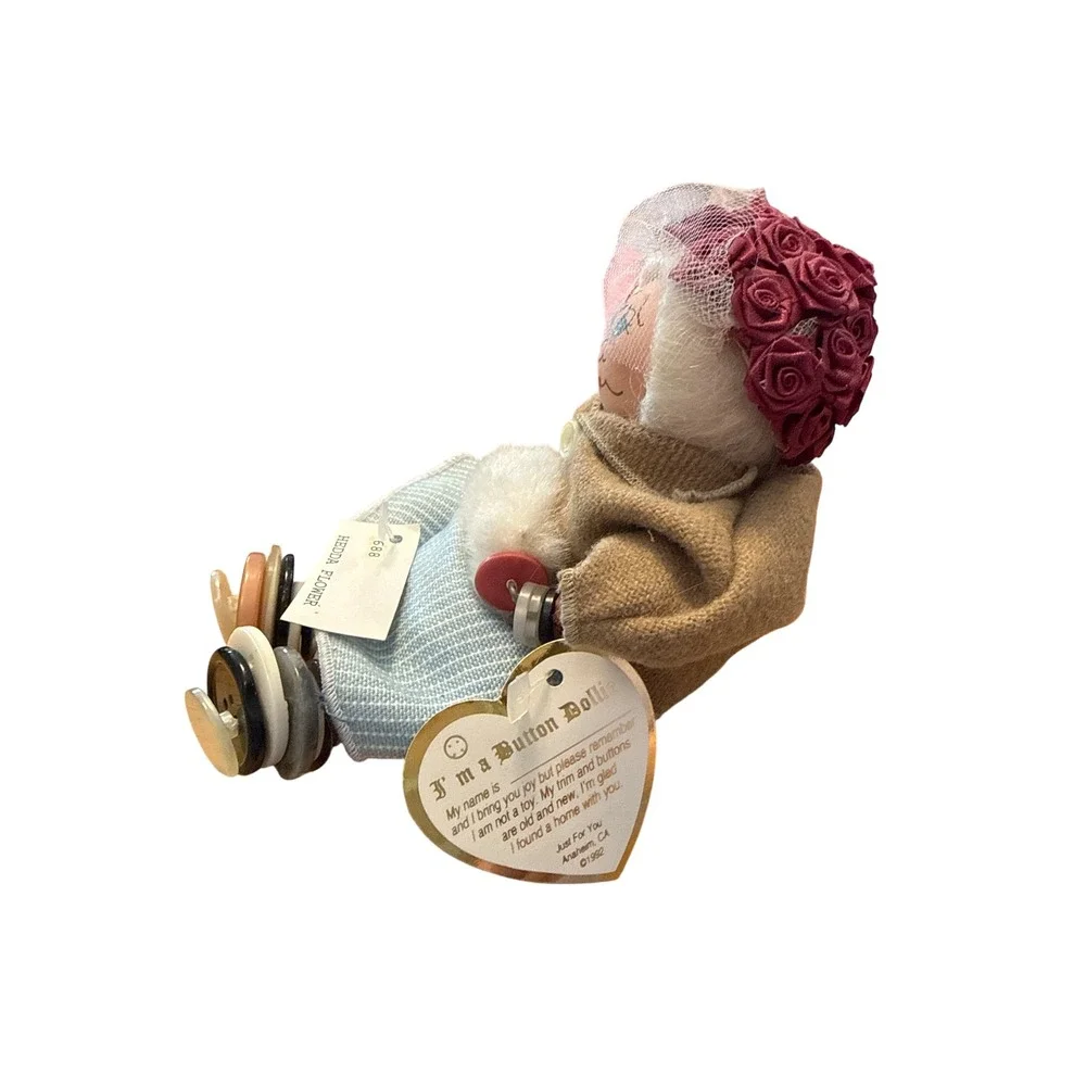 Handmade button dollie
