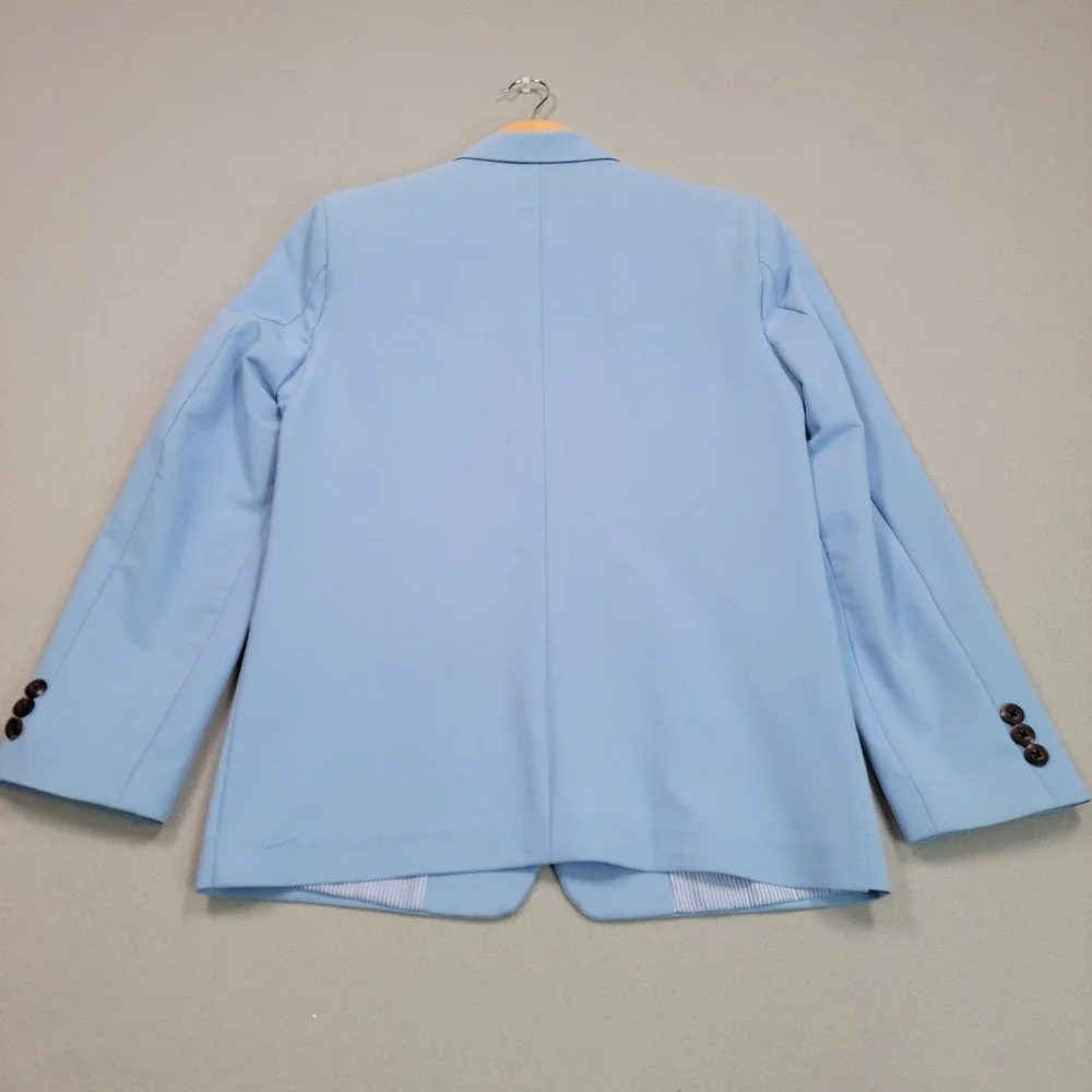 Izod Boys‎ Light Blue Regular Fit Blazer Jacket Size 14, Pre-Owned READ