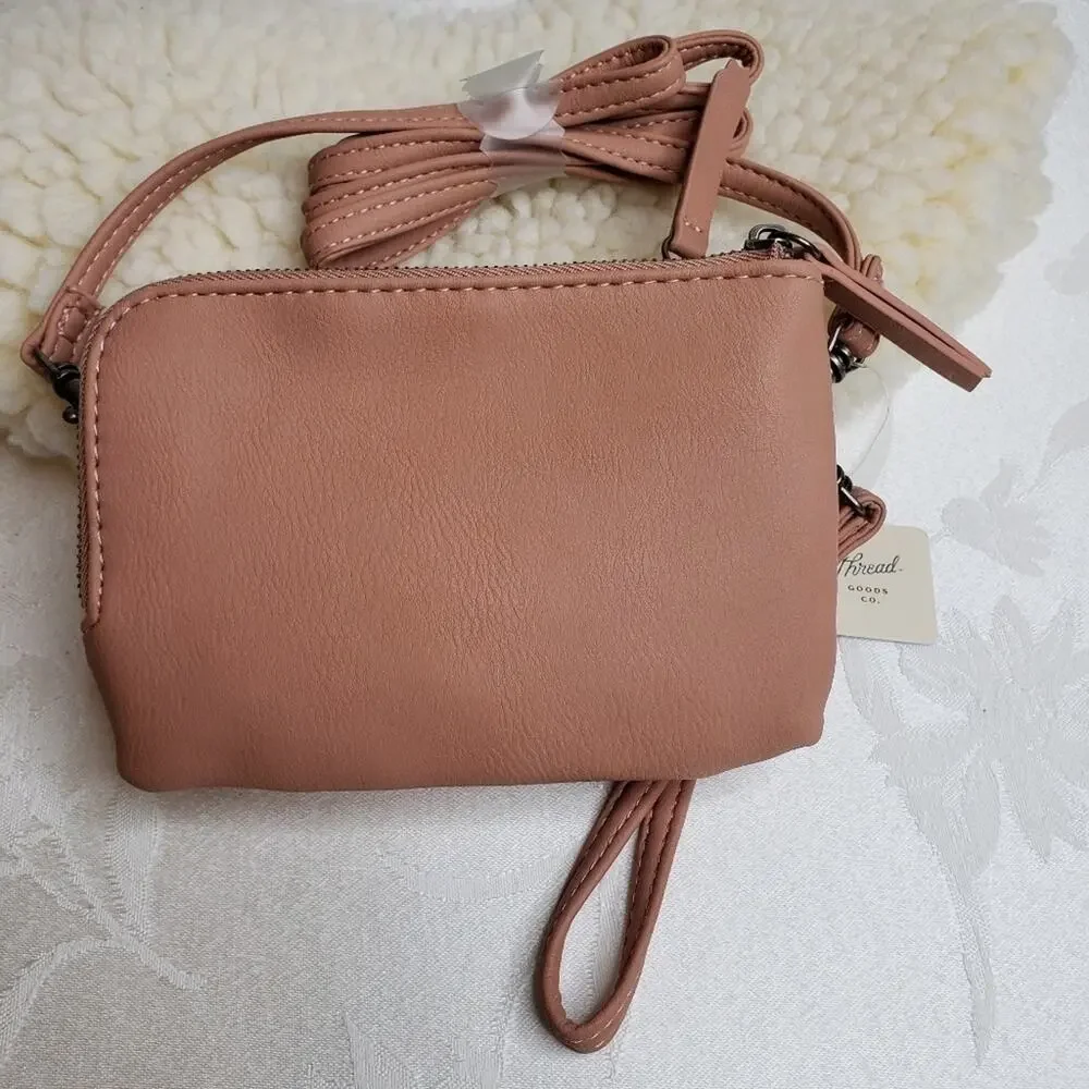 Small Crossbody or Wristlet Blush Bag Universal Thread