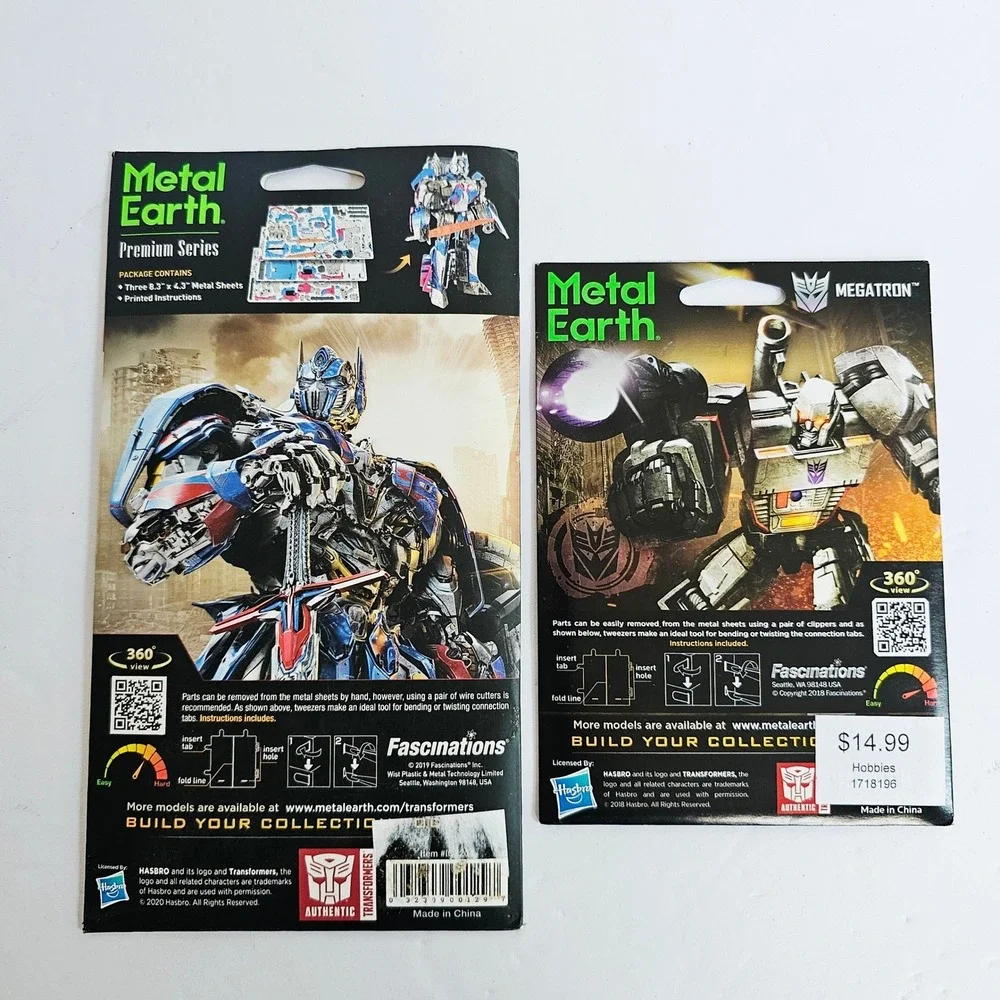 Metal Earth brand metal