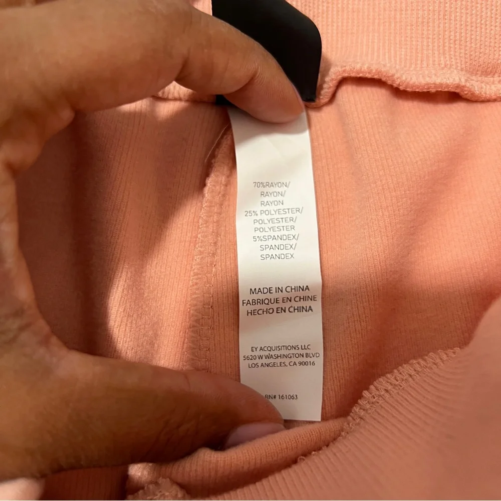 Electric Yoga Sundrop Jogger Pants Womens‎ Size S Pink Rainbow Side Stripes