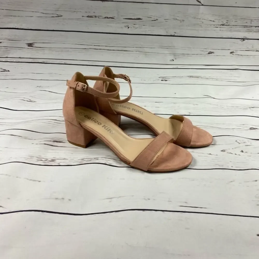 Calico‎ Kiki Pink Block Sandal