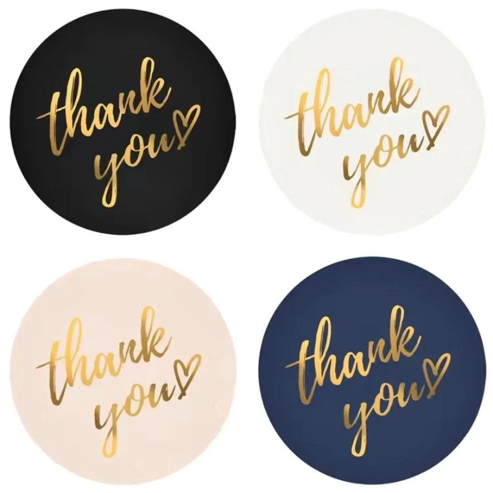 1 roll 500 pc thank‎ you stickers