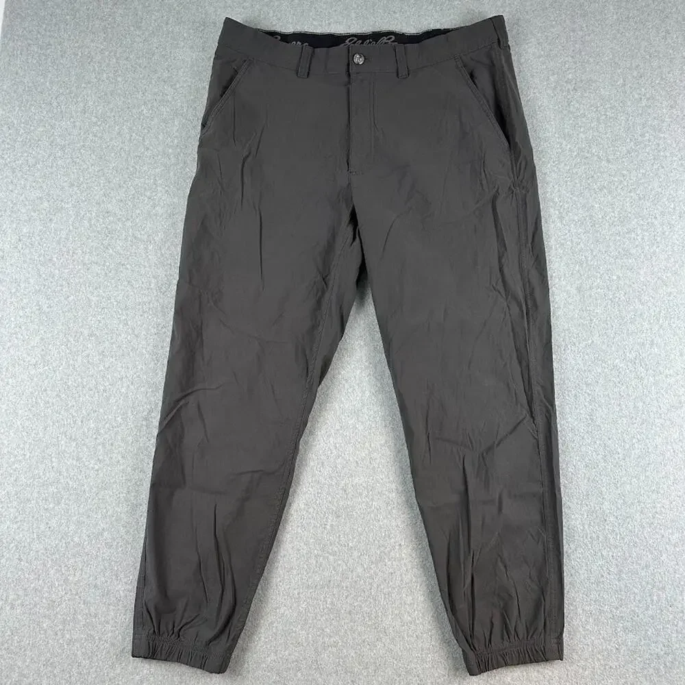 Eddie Bauer Cargo‎ Joggers 38 Gray Tapered Athleisure Stretch 37x29 Hiking