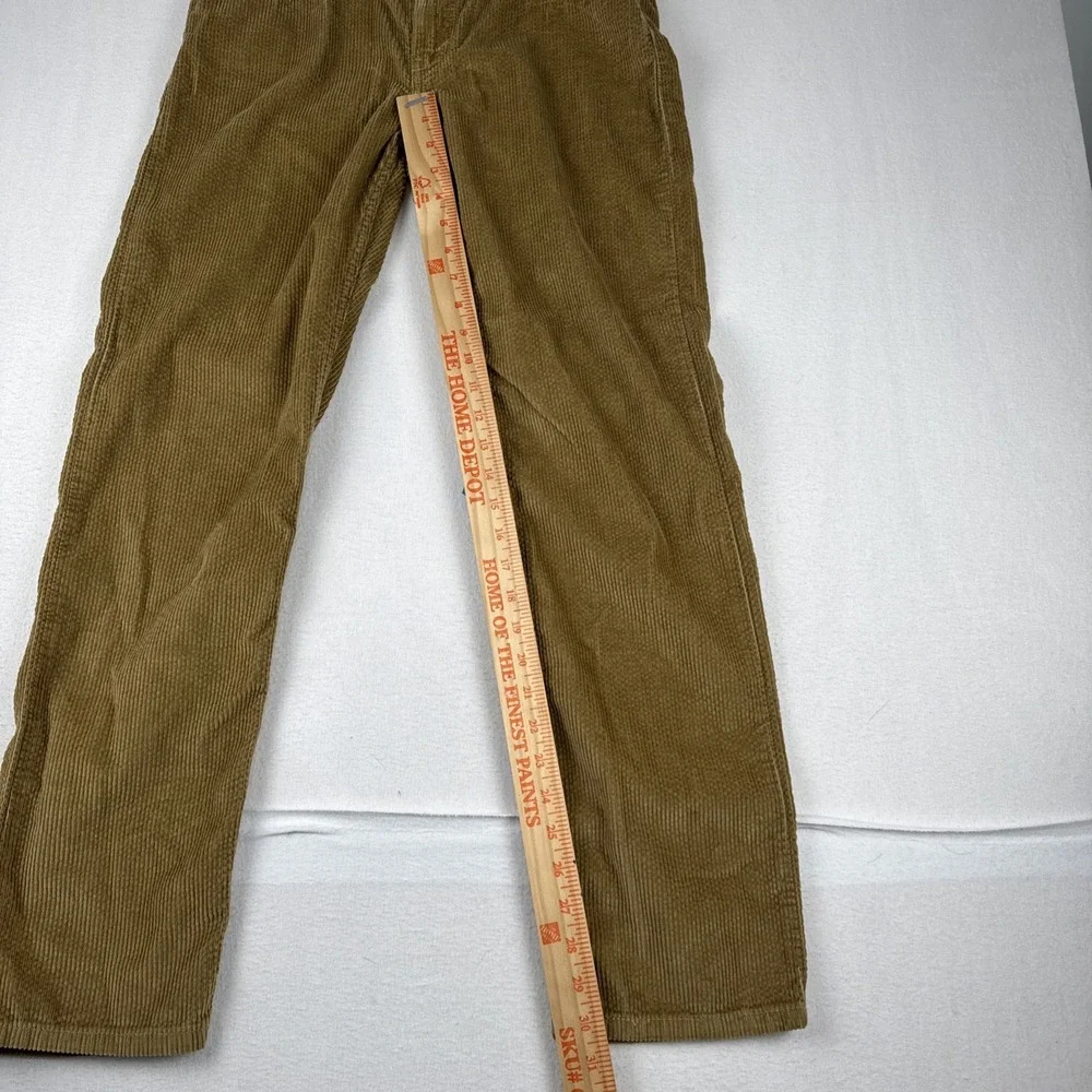 New! Levis Mens Straight Leg  Golden tan brown Corduroy Pants 27*30 style A4690