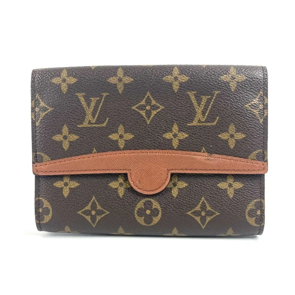 LOUIS VUITTON Brown Monogram Canvas Hobo Bag