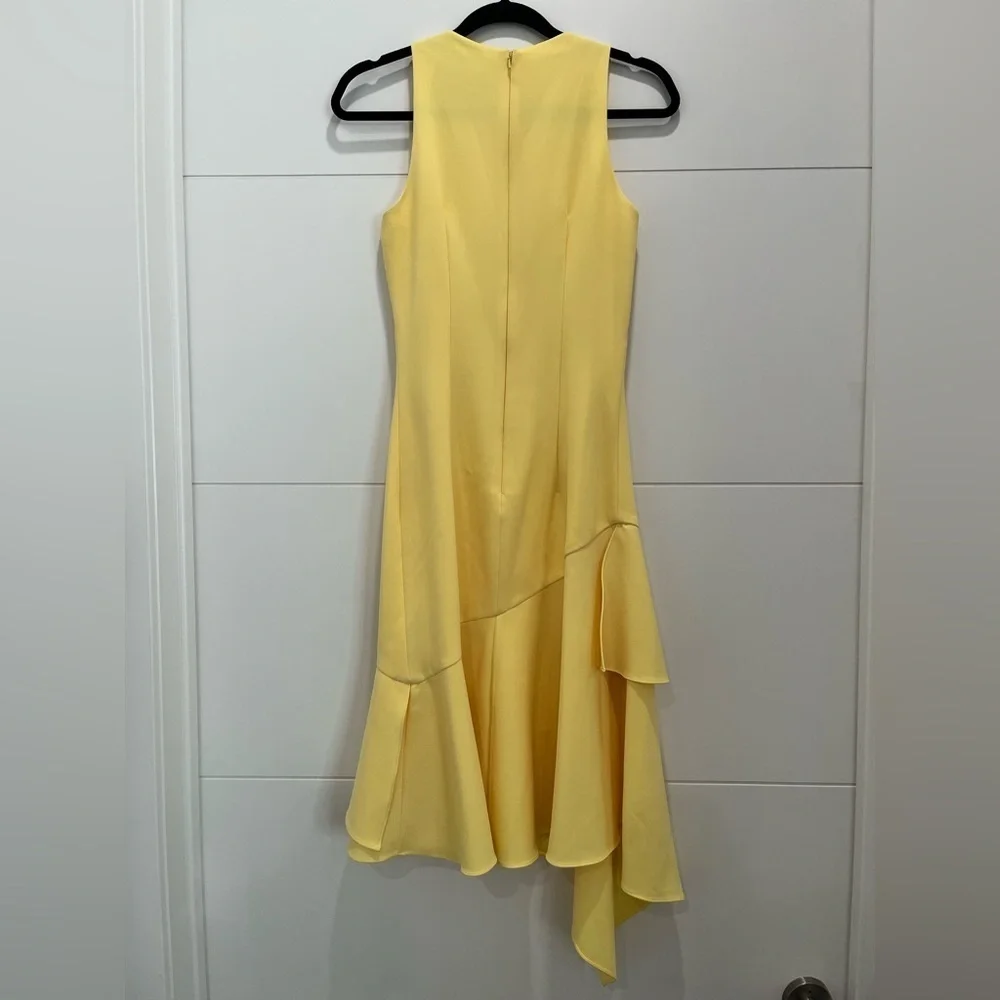 NWOT Theia Yellow Dress Size 2
