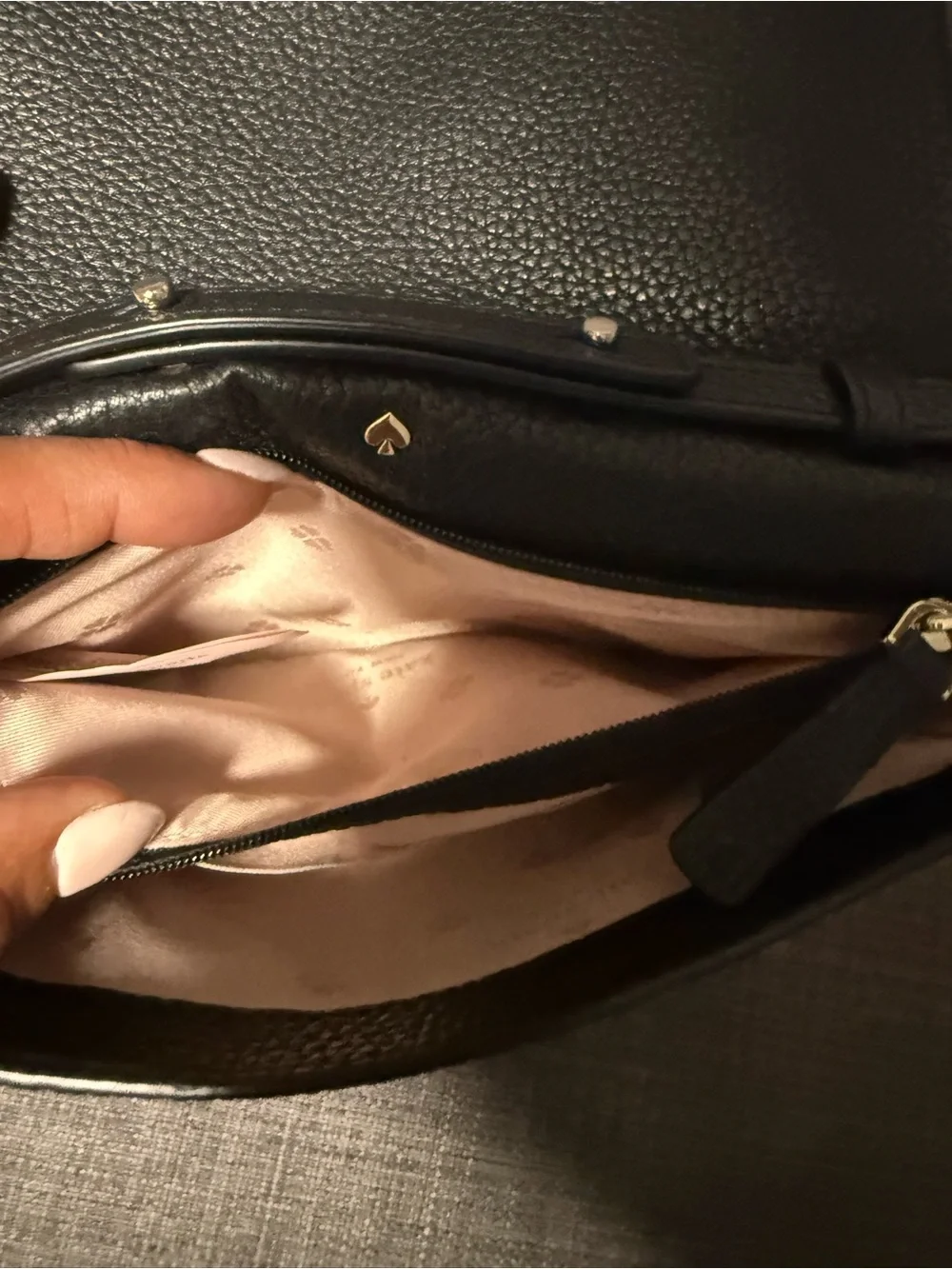 kate spade sleek black