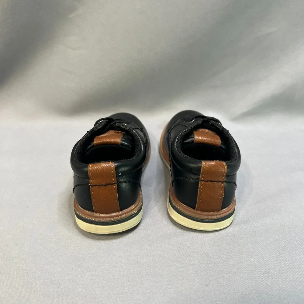 Max + Jake‎ Mix NO. 6 Boys US 6 Oxford Shoes Black Brown Leather Lace Up 2-Pairs