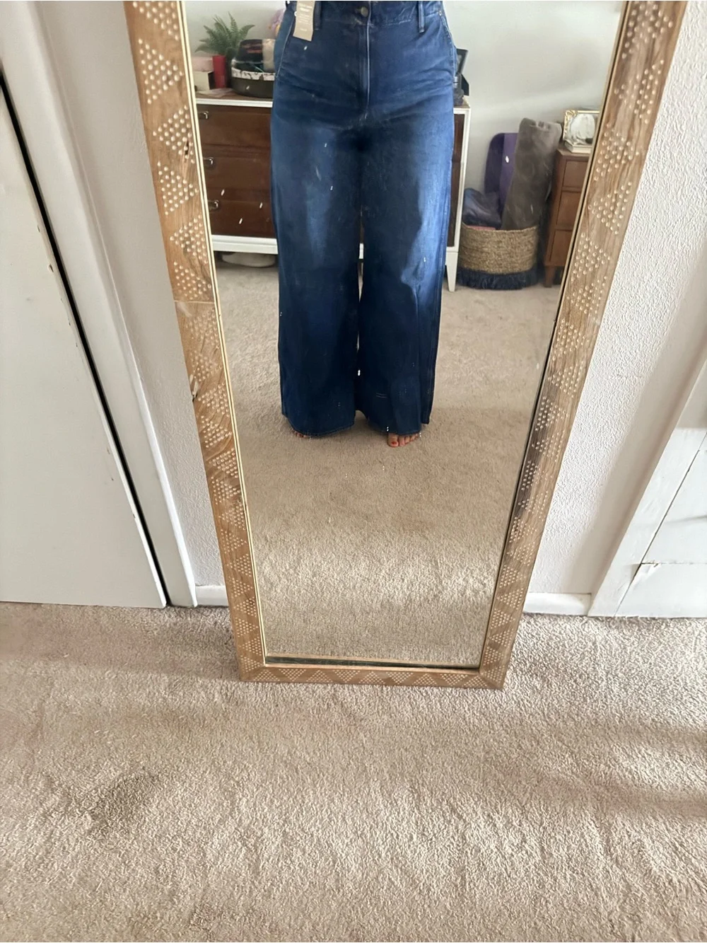 Madewell Wide Sweep High Waisted Trouser Jean