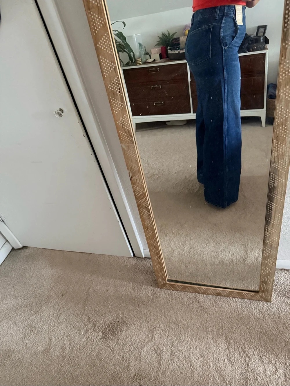 Madewell Wide Sweep High Waisted Trouser Jean