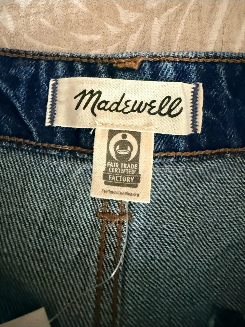 Madewell Wide Sweep High Waisted Trouser Jean
