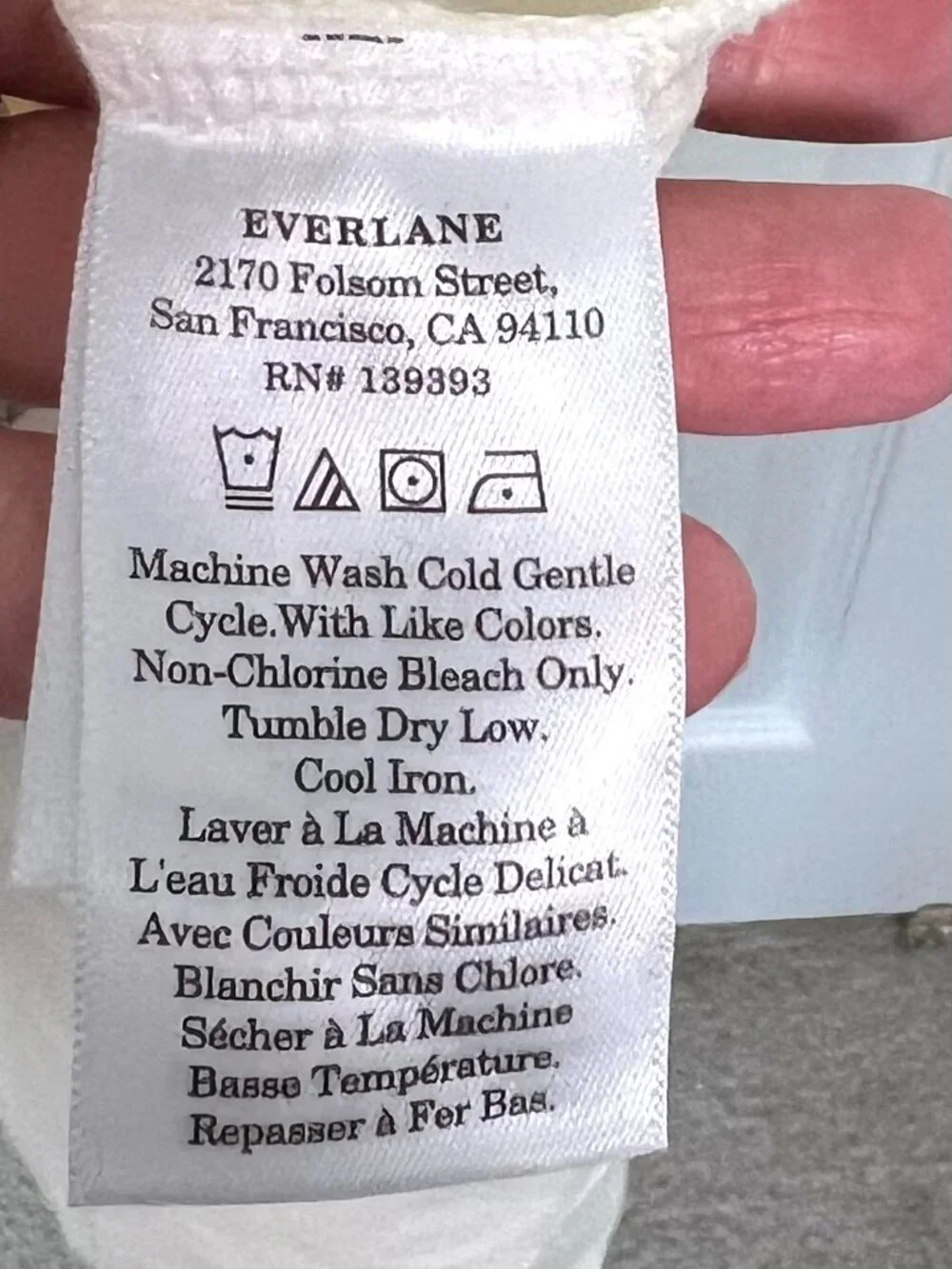 Everlane The Weekend Tank Dress in Canvas XS NWOT