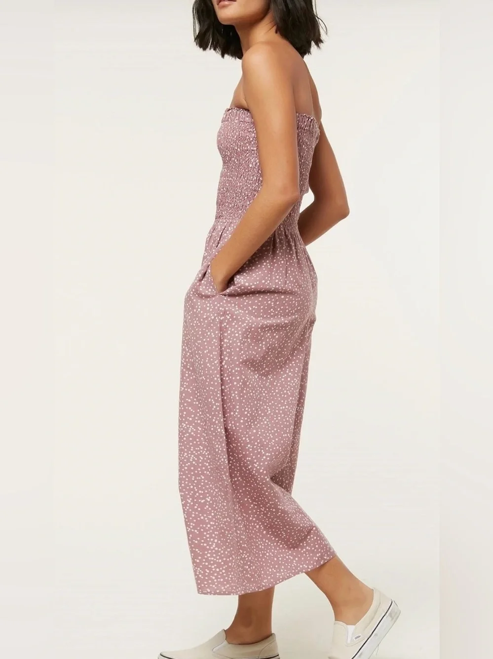ONeill strapless smocked
