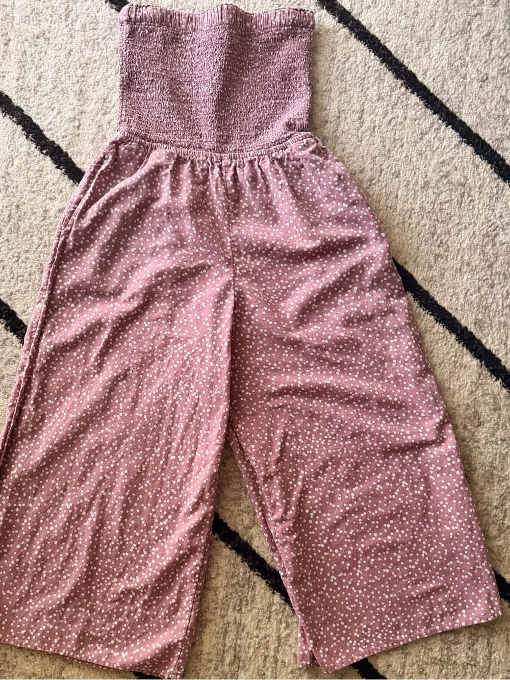 ONeill strapless smocked