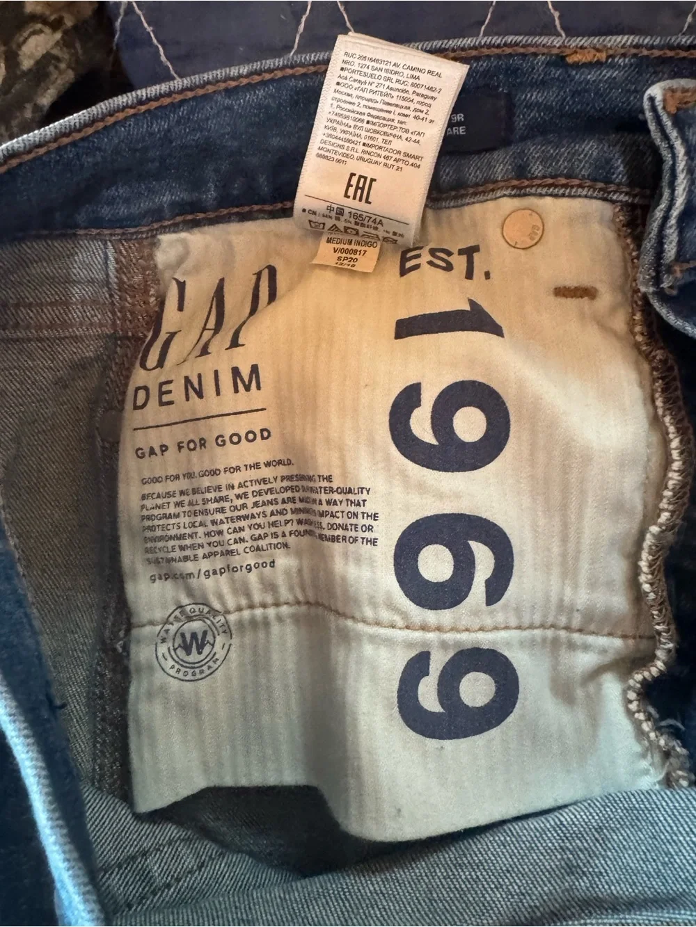 GAP Women's Medium Blue High-Rise Flare Jeans