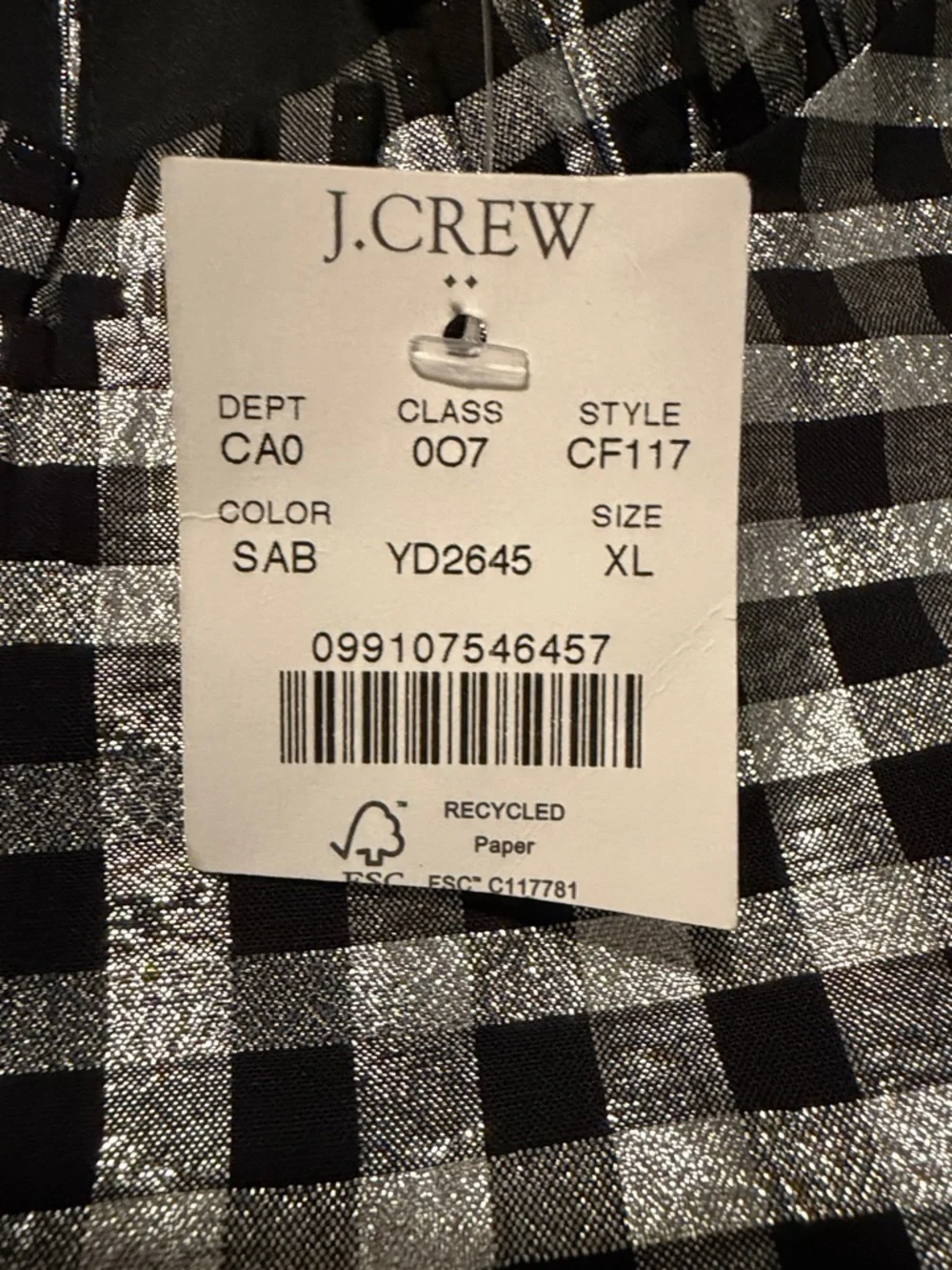 J. Crew crew short