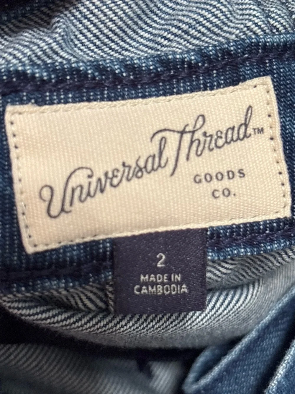 Universal Threads Cropped Overalls