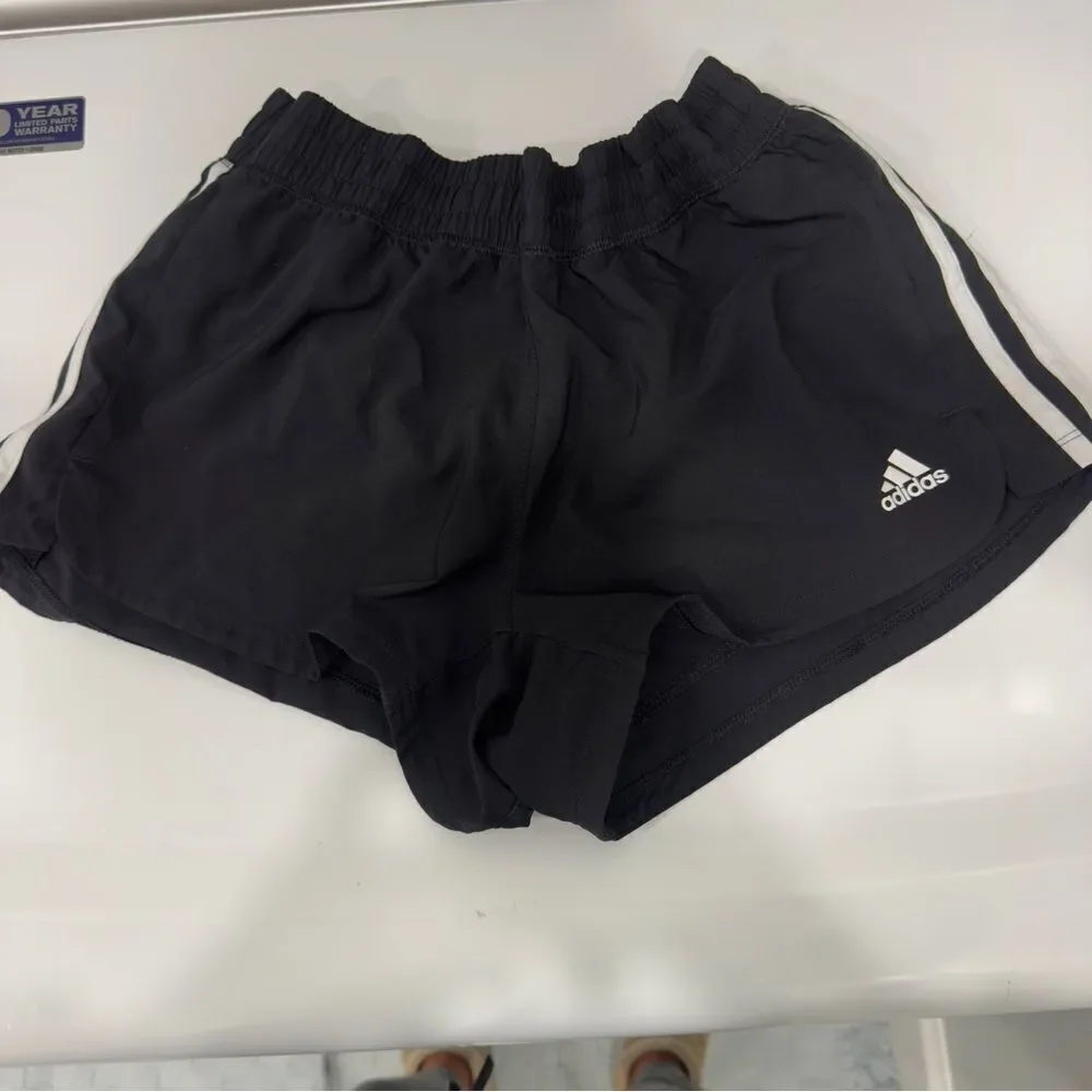 Black Adidas & rust colored Nike running athletic shorts bundle-good condition