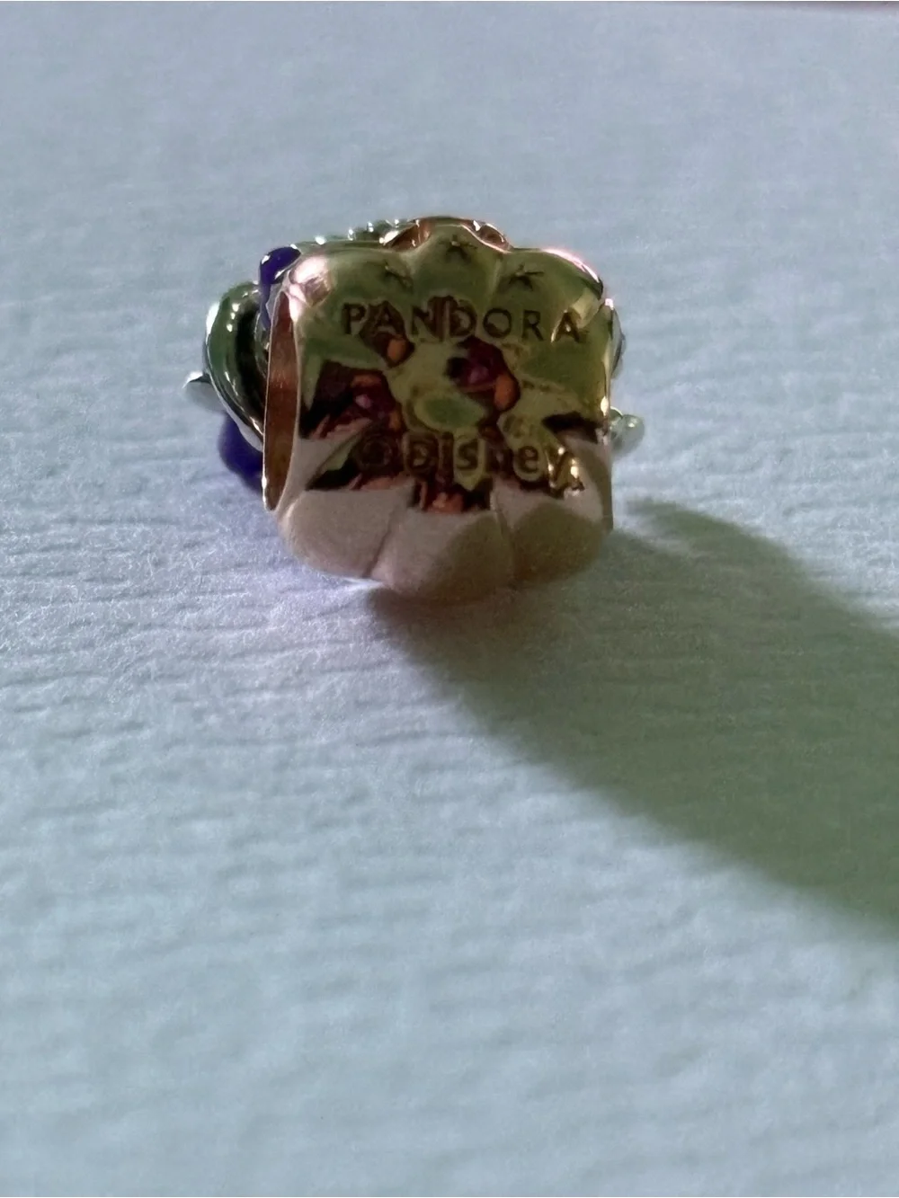 Pandora charm showing