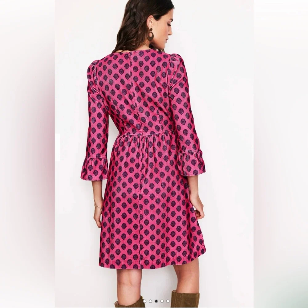 Boden pink ora dress