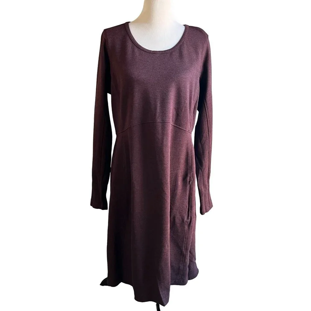 Duluth Trading Company Women's Wearwithall Ponte Knit Dress NWT XL