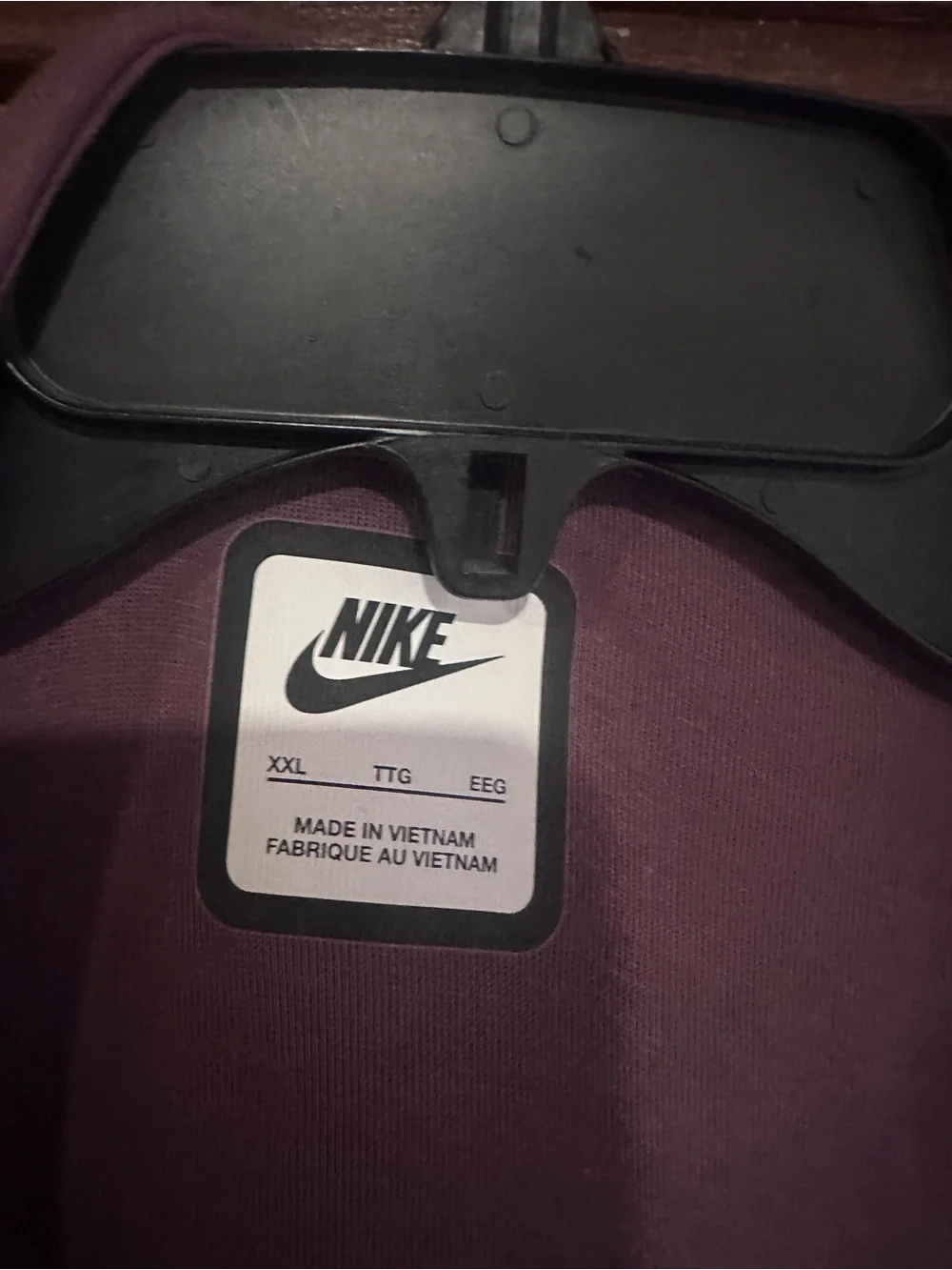 Nike Long Sleeveless Duster Vest in Mauve