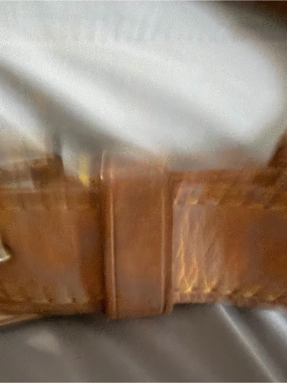 Louis Vuitton Brown Monogram Crossbody with Tan Strap