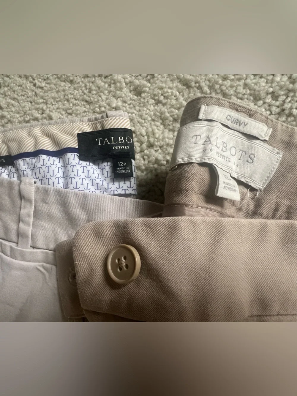 HUGE Lot of Talbot Crops and Pants all size 12P