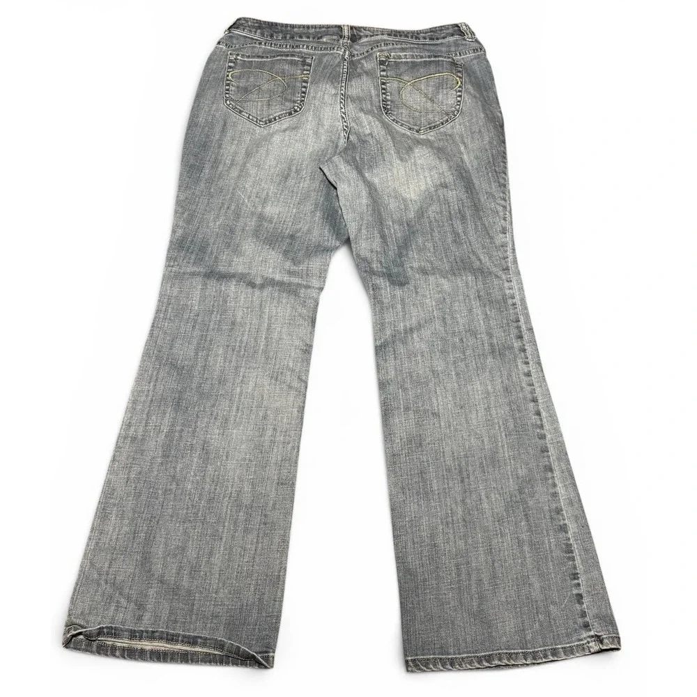 Chico's Platinum Denim Jeans Women's Size 25 Regular Light Wash Bootcut