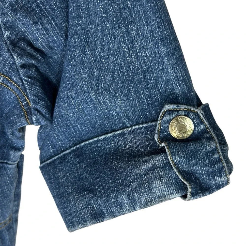 Vintage Baby Phat Denim‎ Jumpsuit Women's Size 13 Y2K Flare Leg Romper Catsuit M