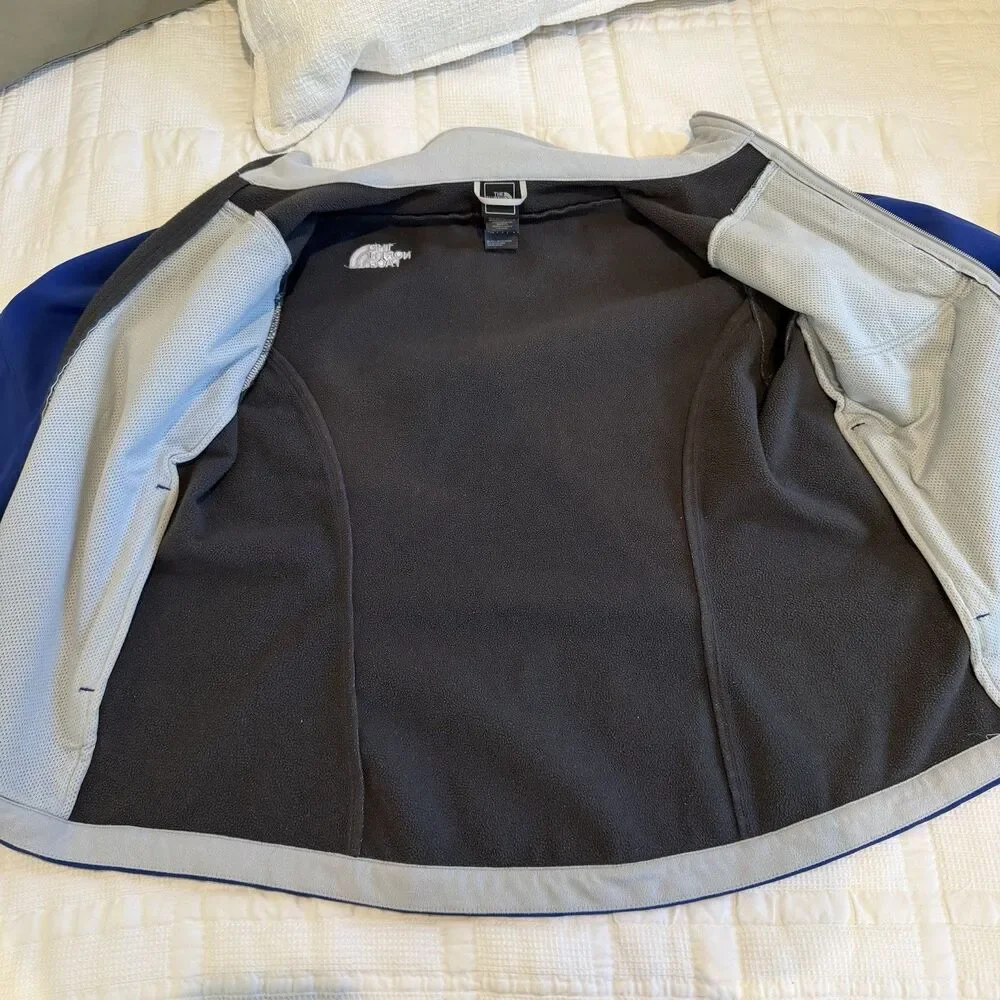 The North Face Apex Bionic Softshell Jacket Women's Large Blue Outdoors