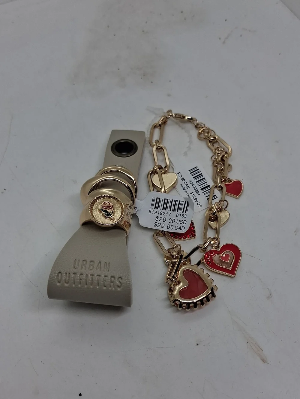 Urban Outfitters gold tone
