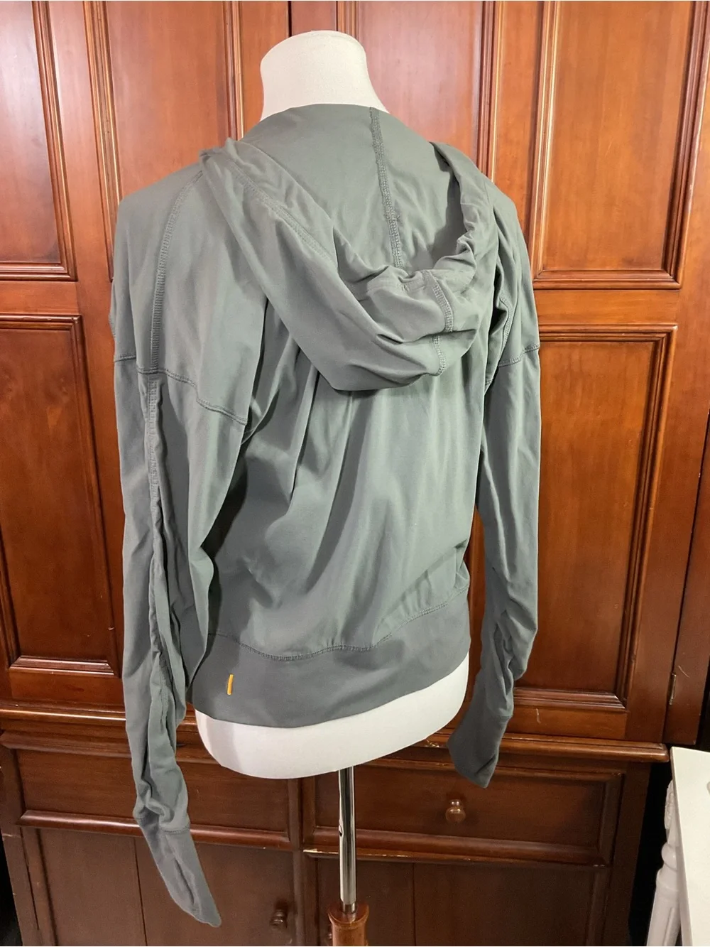Lucy Athleisure Women’s Workout Jacket Size XS Gray And Green Lknw Full Zip Vers