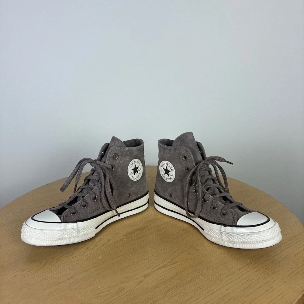 Converse Chuck 70 Hi Suede Charcoal Grey High Top Sneakers Women's 5 Retro