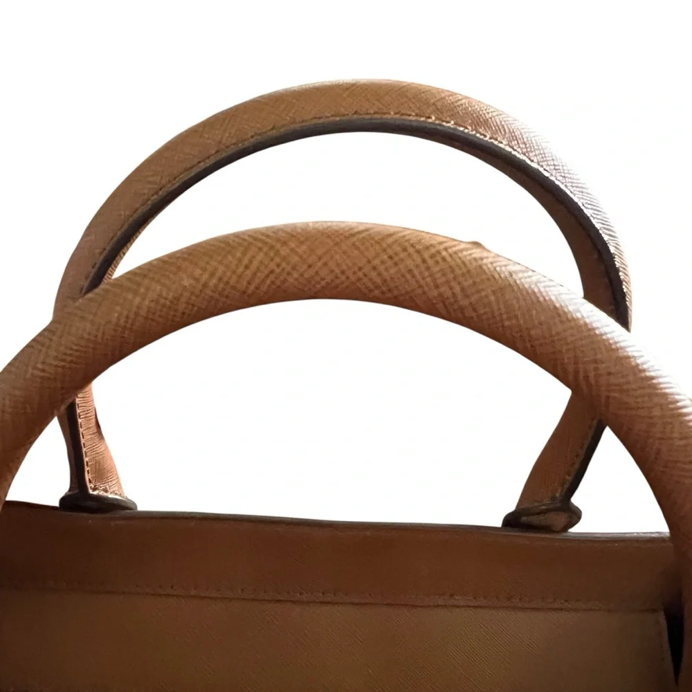 Michael Kors Dillon Saffiano Dark Khaki Leather Satchel