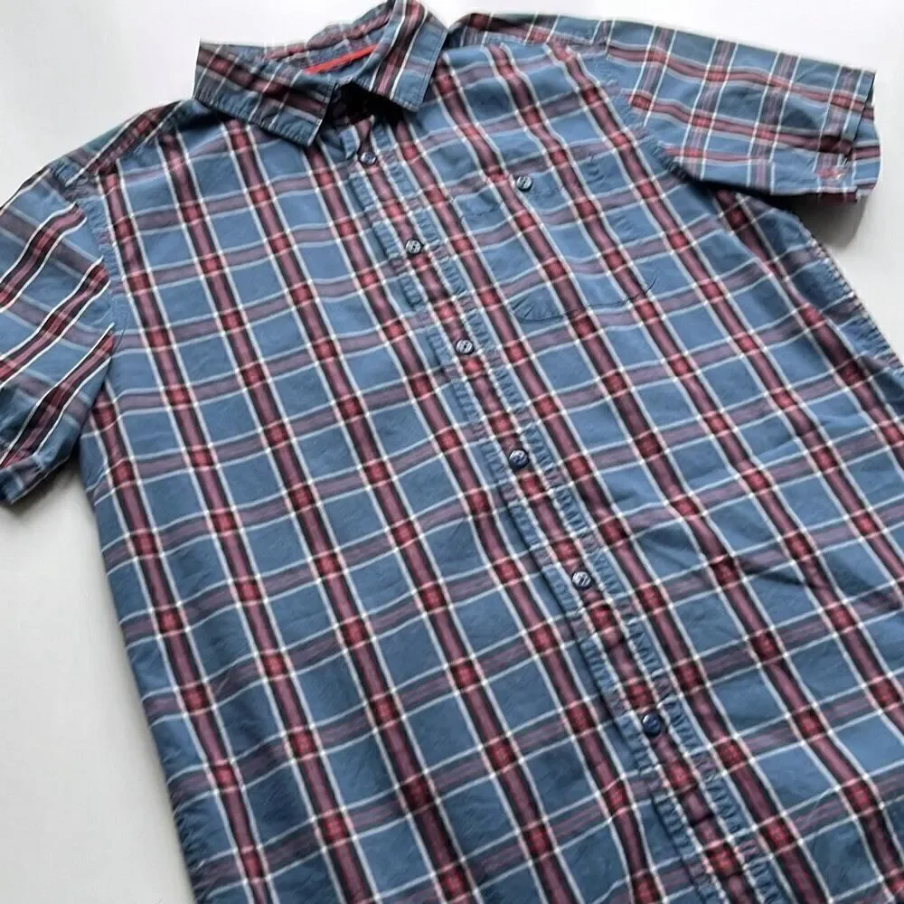 The North Face Short Sleeve Button Down Shirt Mens M