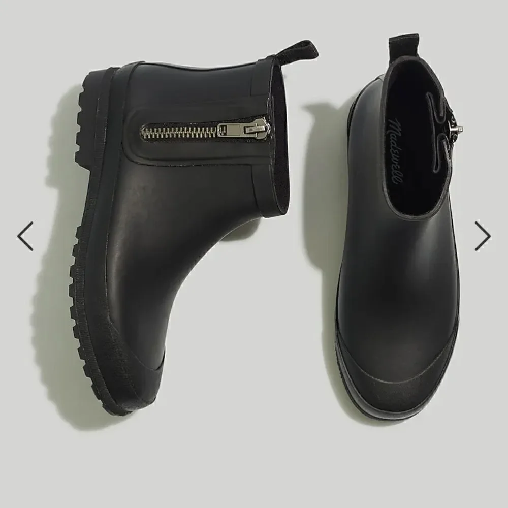 Madewell The Zip-Up Lugsole Rain Boot*