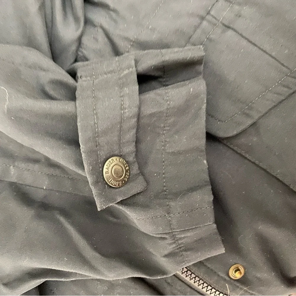 Eddie Bauer jacket zipper and snap closure inside waist drawstring Sz 2X