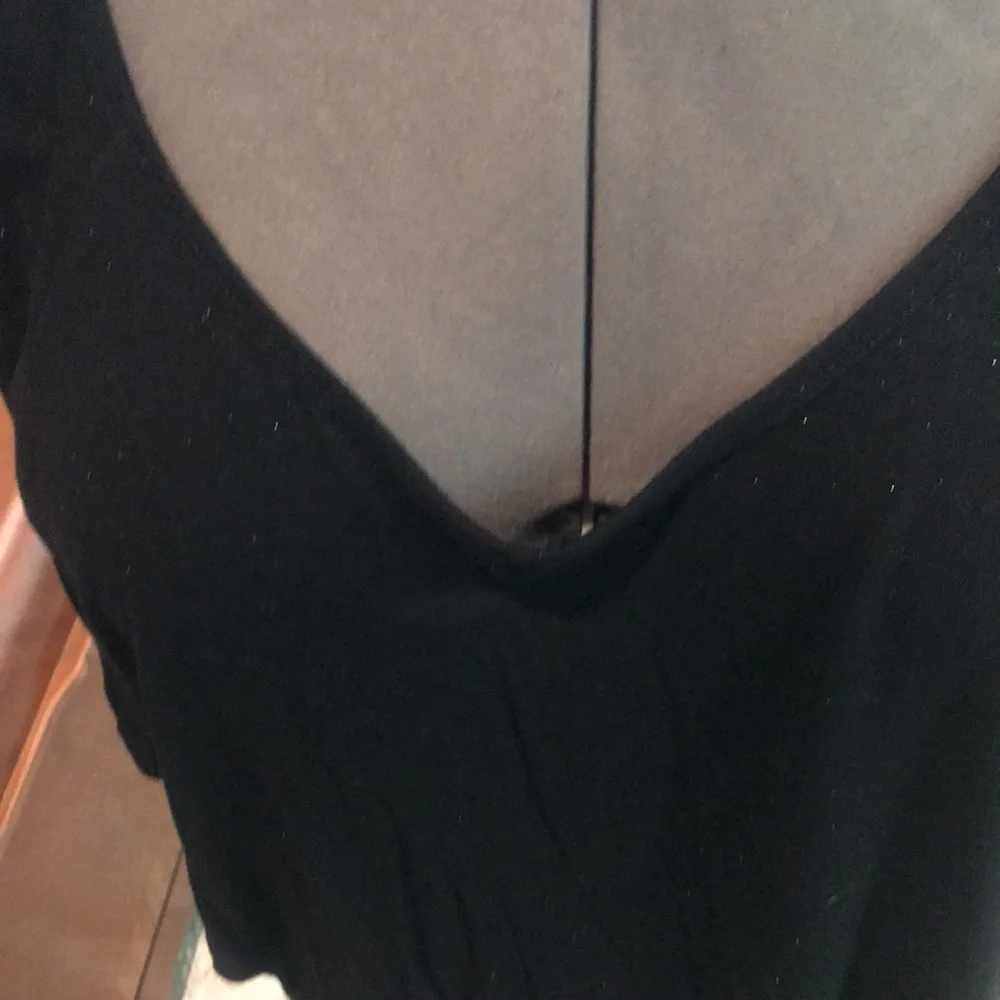 Pajama Top Black Sparkle PJ Top Size XXL