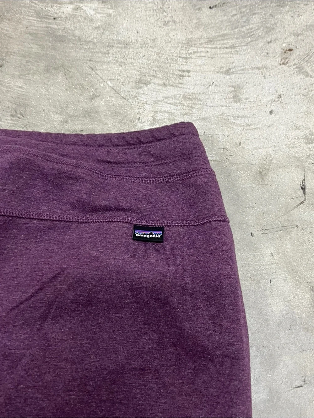 Patagonia Pants Women's S Purple Ahnya Joggers Organic Leisure Knit Tapered Gorp