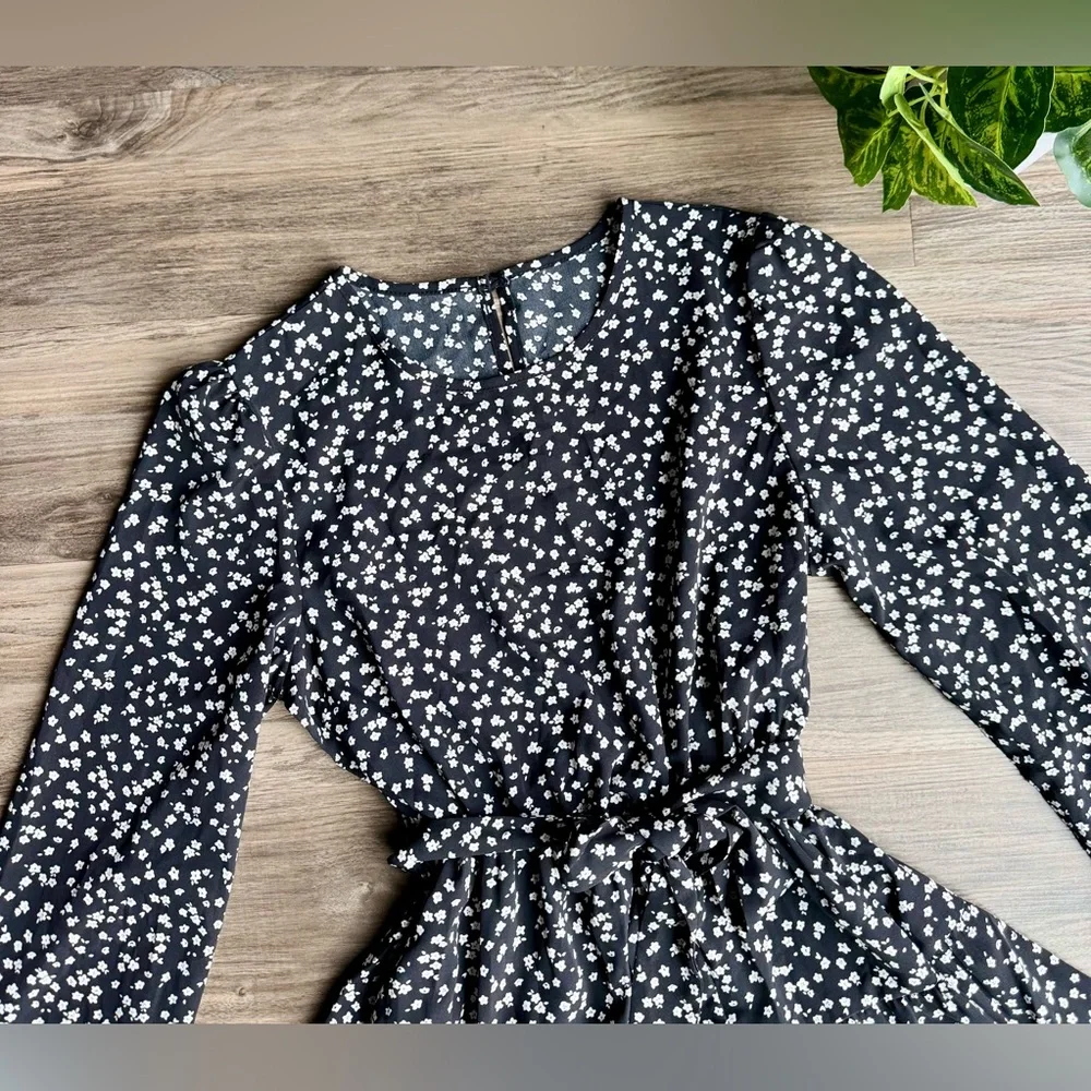 SHEIN black floral