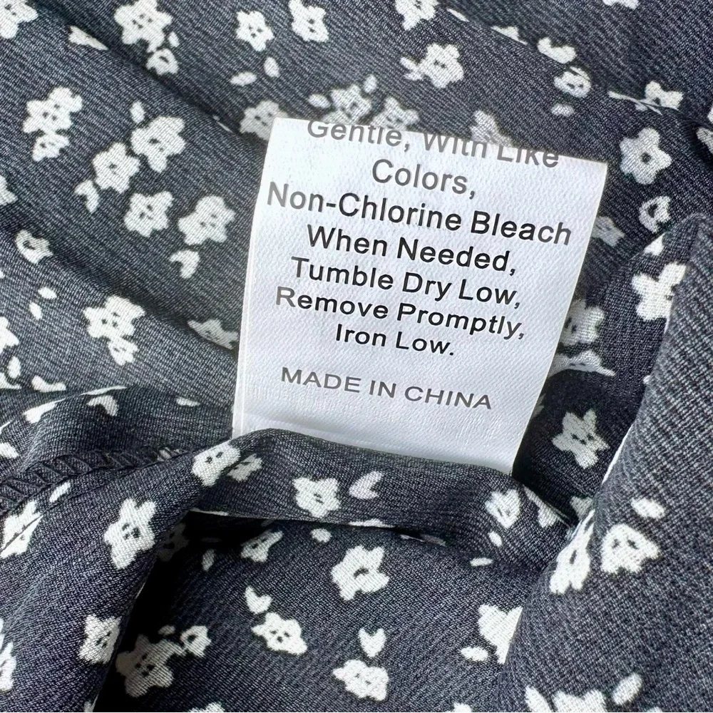 SHEIN black floral
