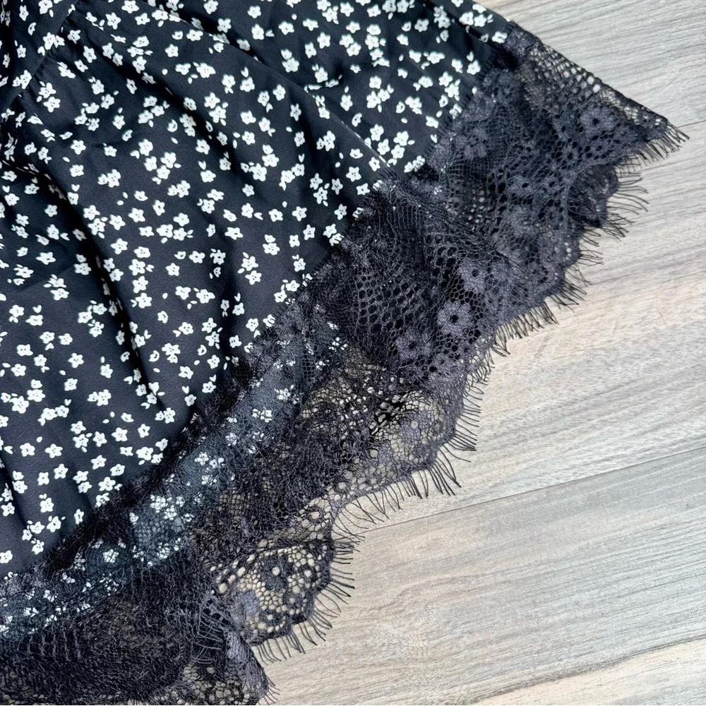 SHEIN black floral