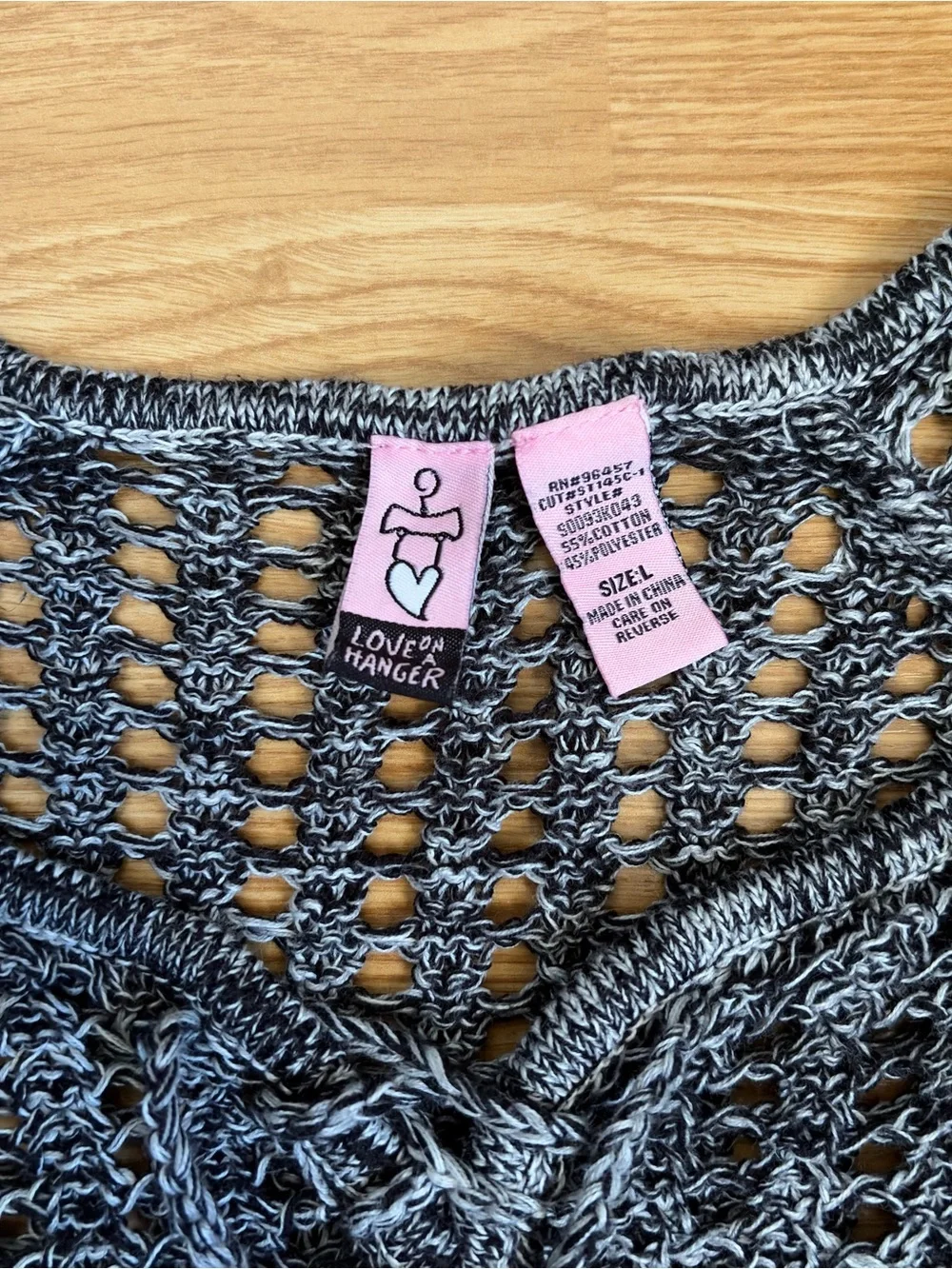 love on a hanger breathable open