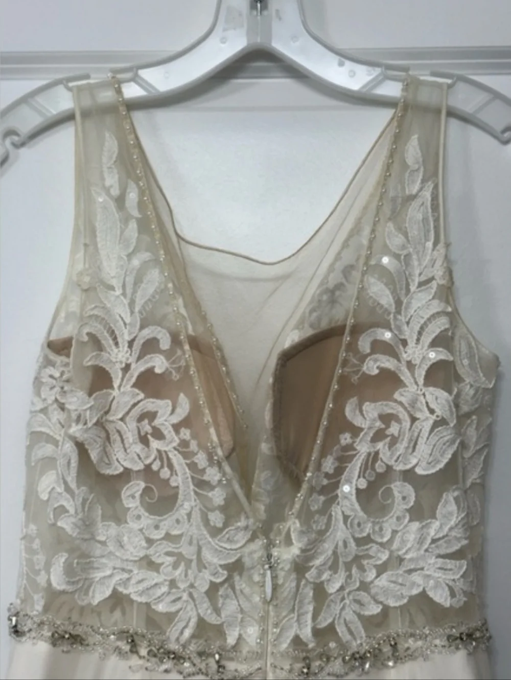 Galina Signature ivory dress