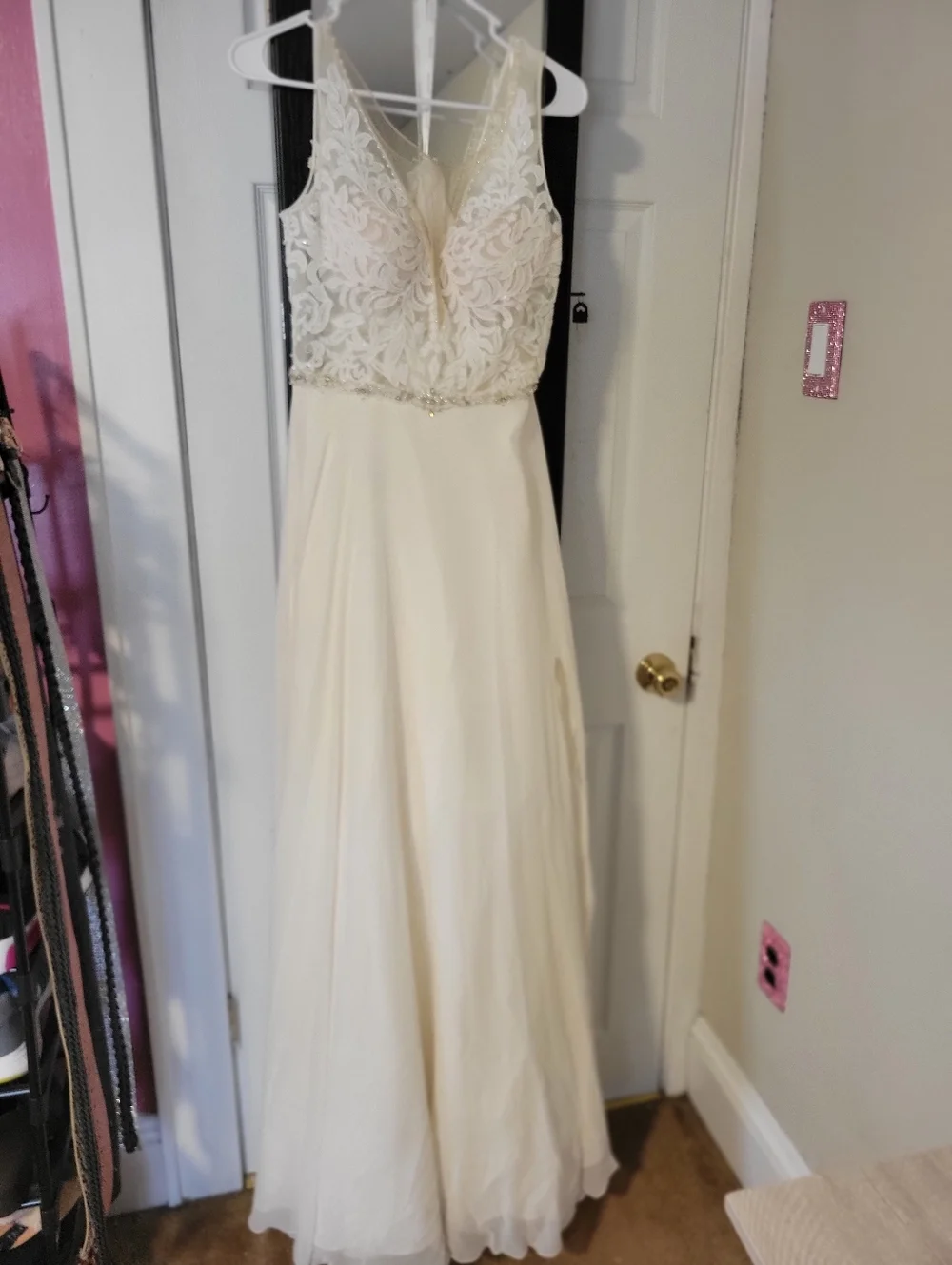 Galina Signature ivory dress